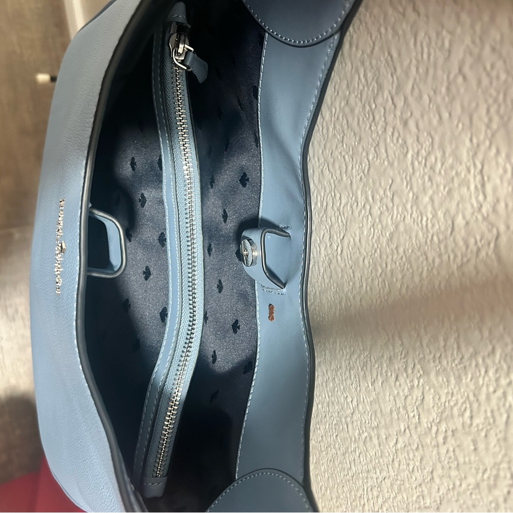 Kate Spade Blue Leather Shoulder Bag - Picture 6 of 6